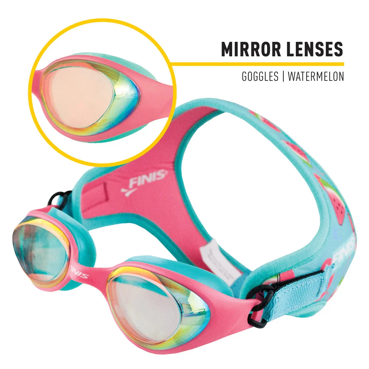 FINIS DragonFly Kids Swimming Goggles (Mirror & Tinted Lens) - Image 4