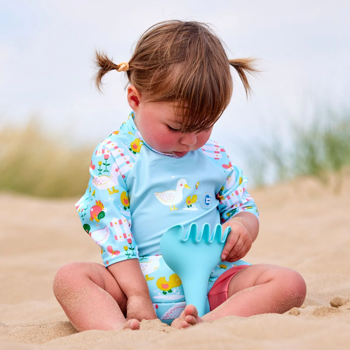Little Ducks Happy Nappy Sunsuit - Image 4