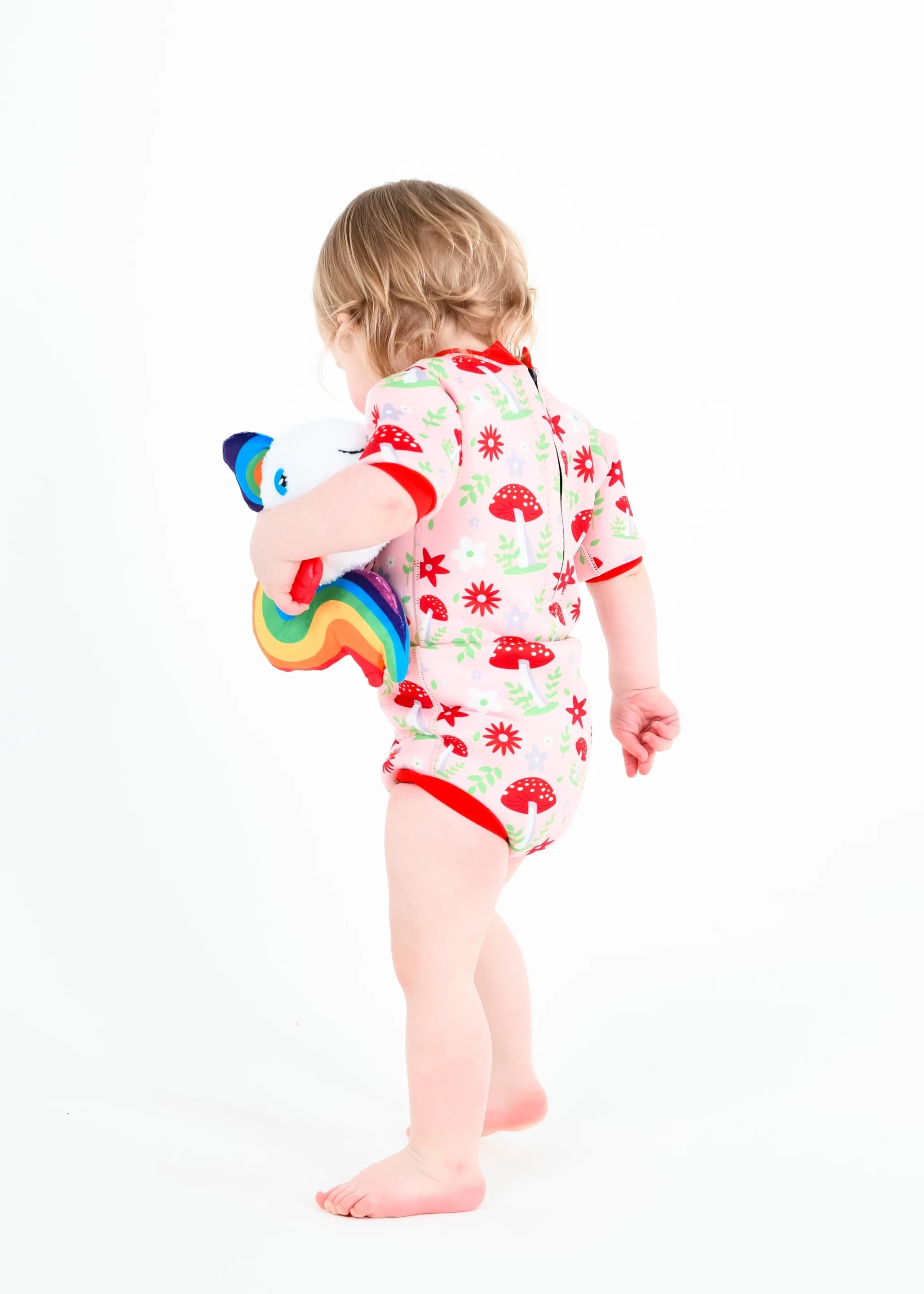 Mushroom Blush Happy Nappy Wetsuit - Image 5