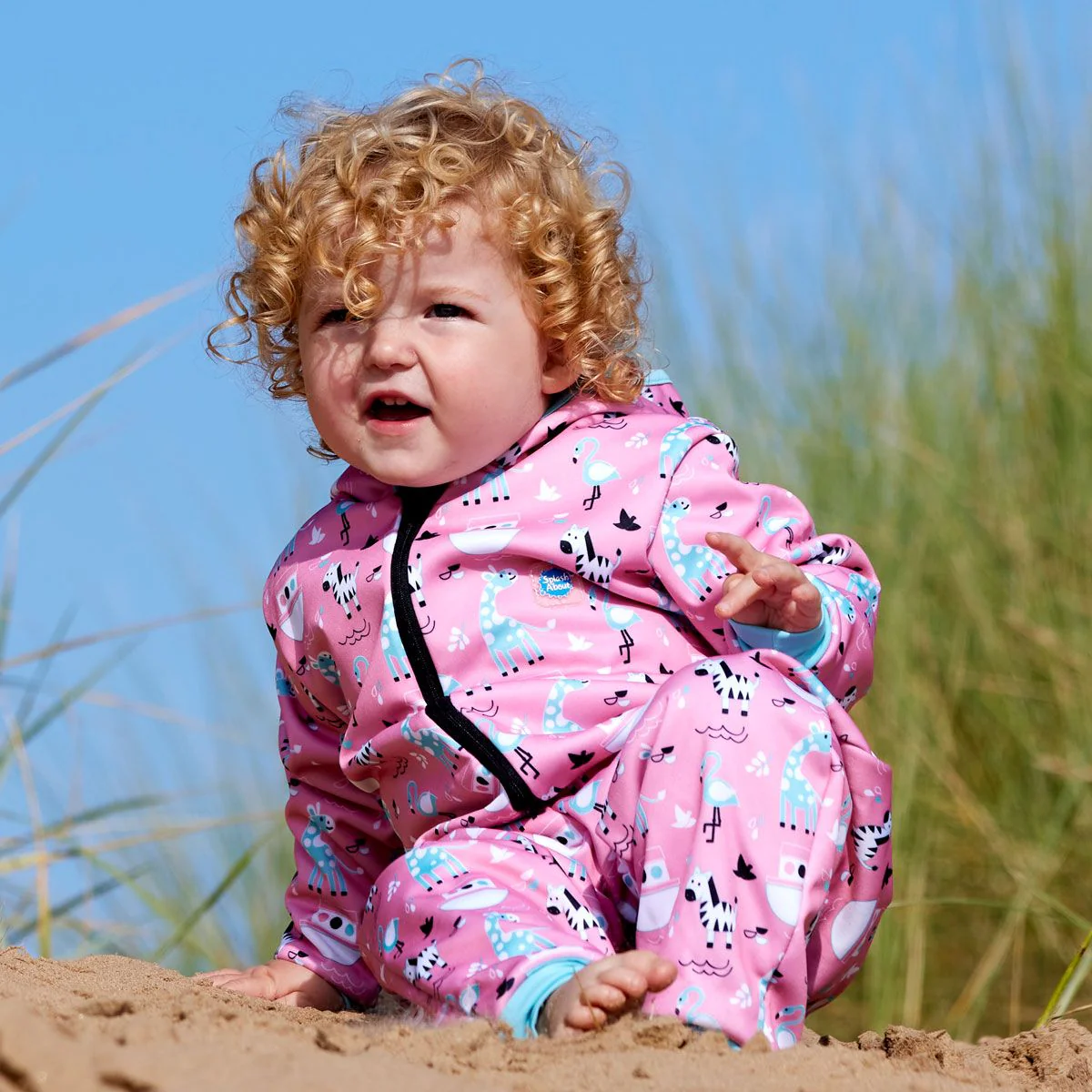 Nina's Ark After Swim Waterproof Onesie - Image 4