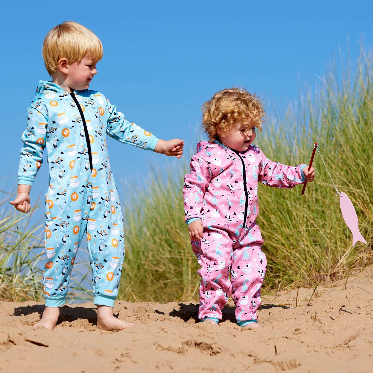 Nina's Ark After Swim Waterproof Onesie - Image 5