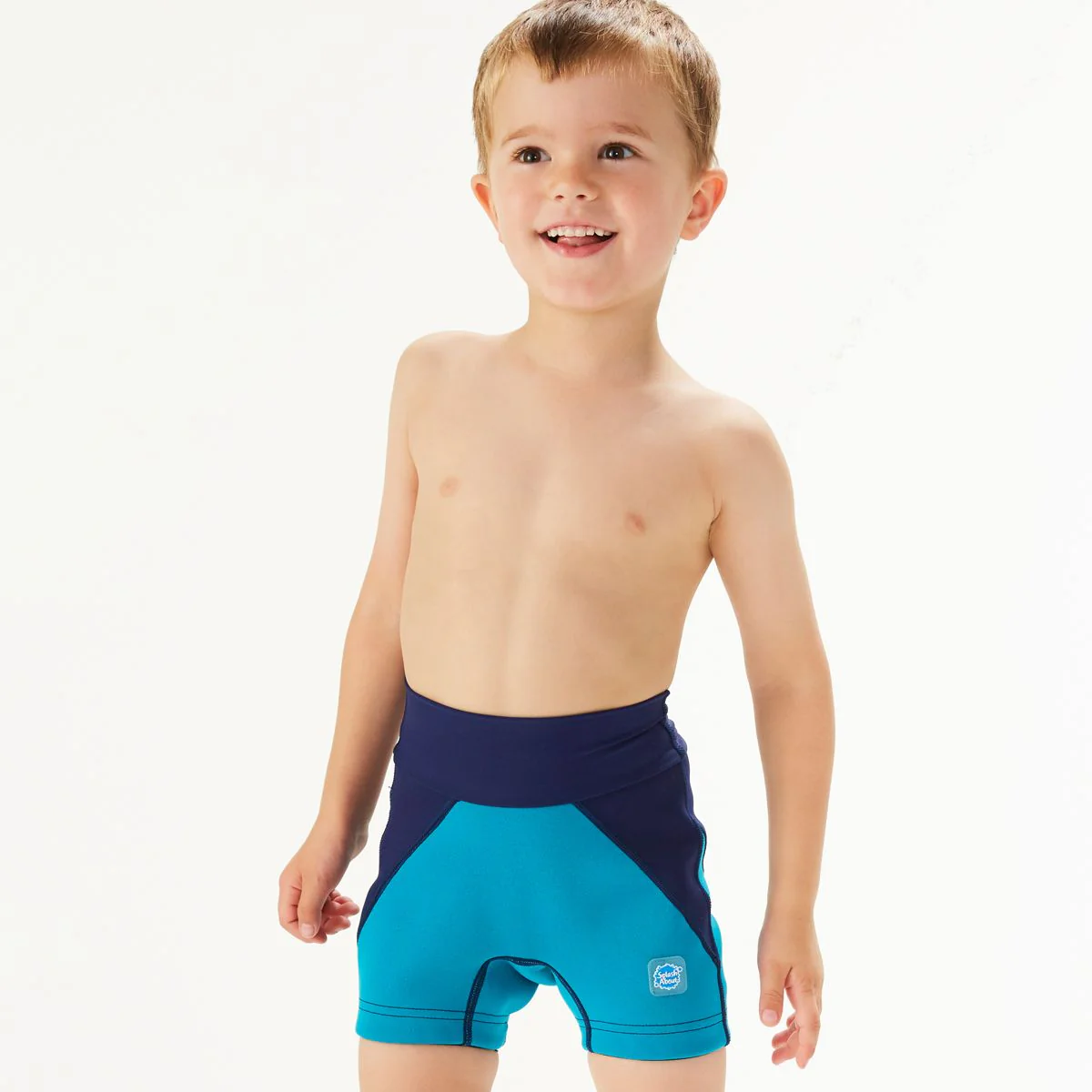 Navy & Jade Child Splash Jammers - Image 5
