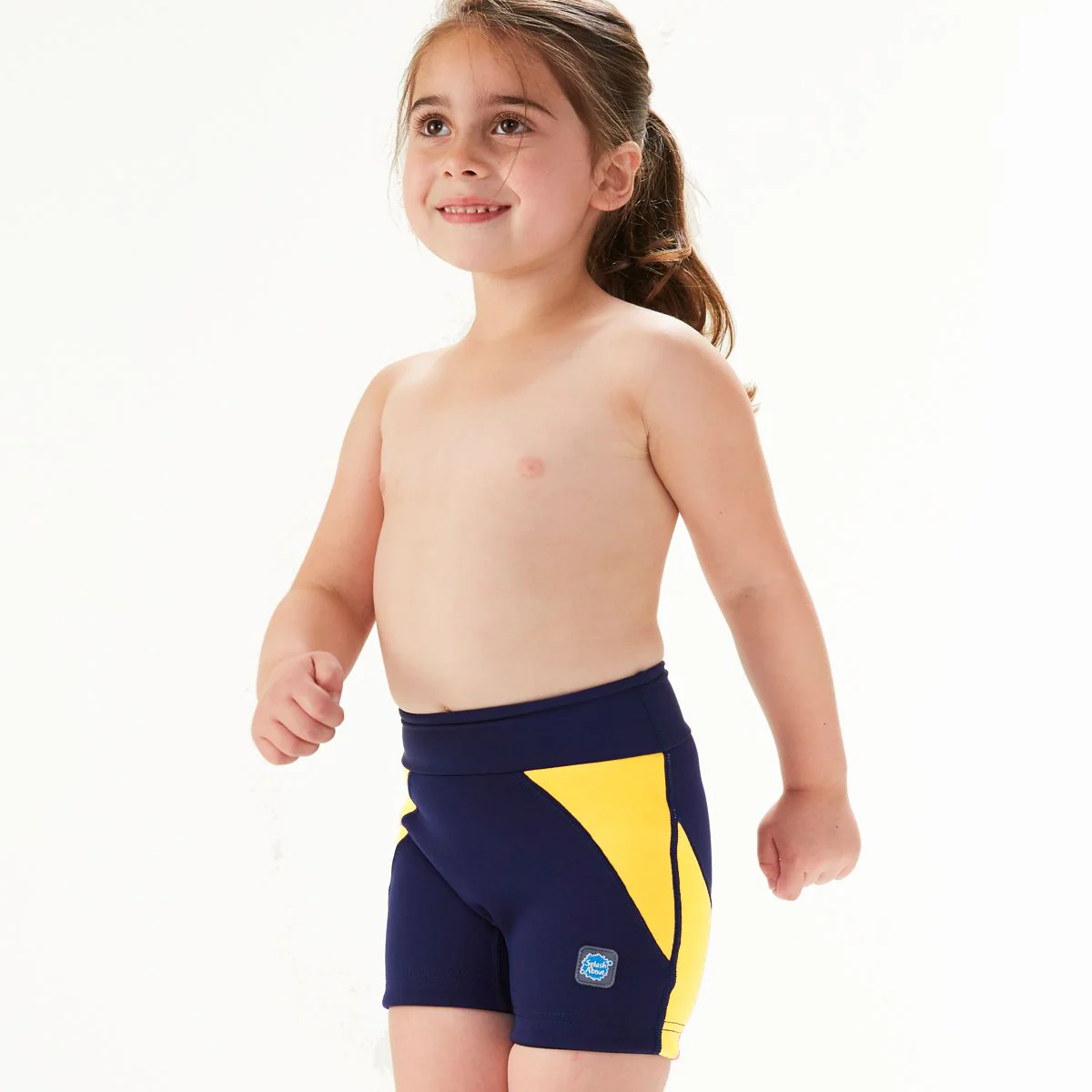Navy & Yellow Child Splash Jammers - Image 3