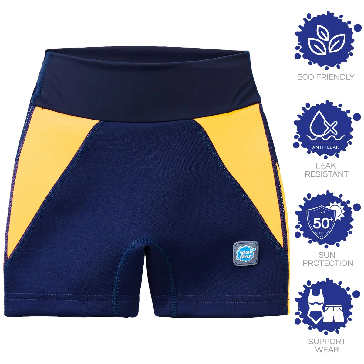 Navy & Yellow Splash Jammers - Image 5