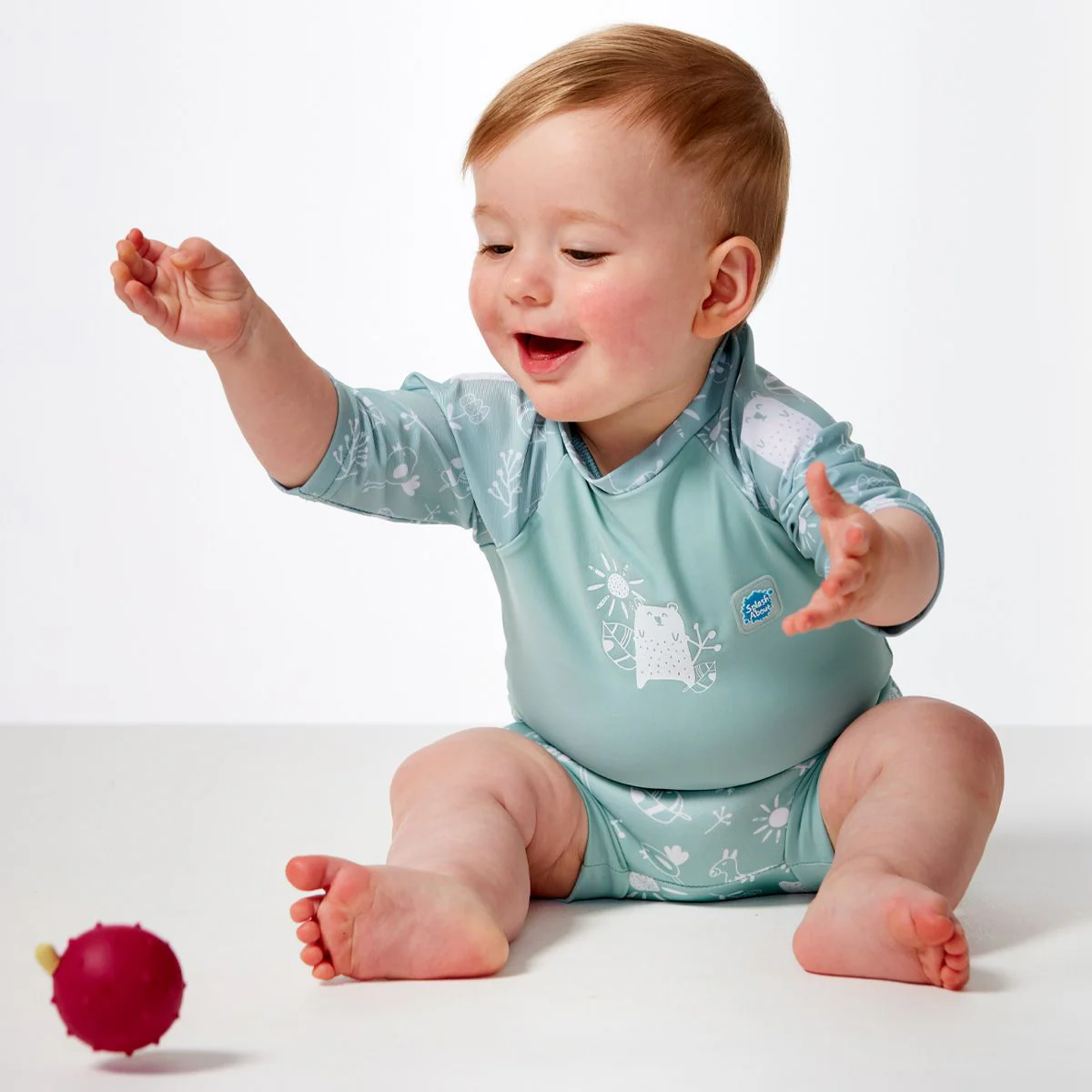 Sunny Bear Happy Nappy Sunsuit - Image 3