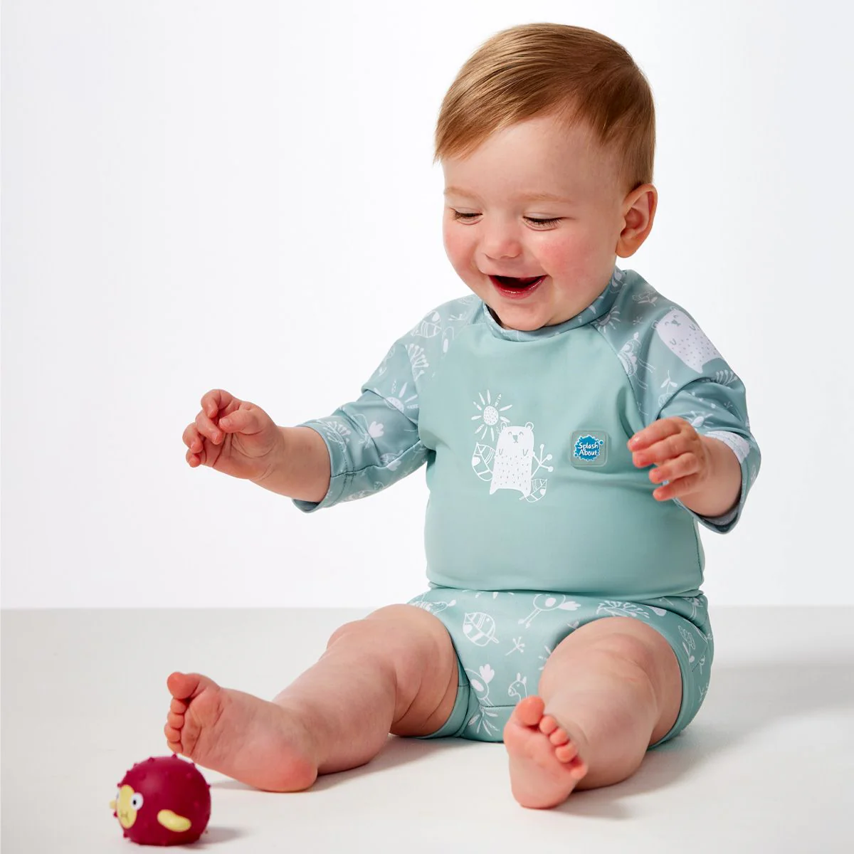 Sunny Bear Happy Nappy Sunsuit - Image 5