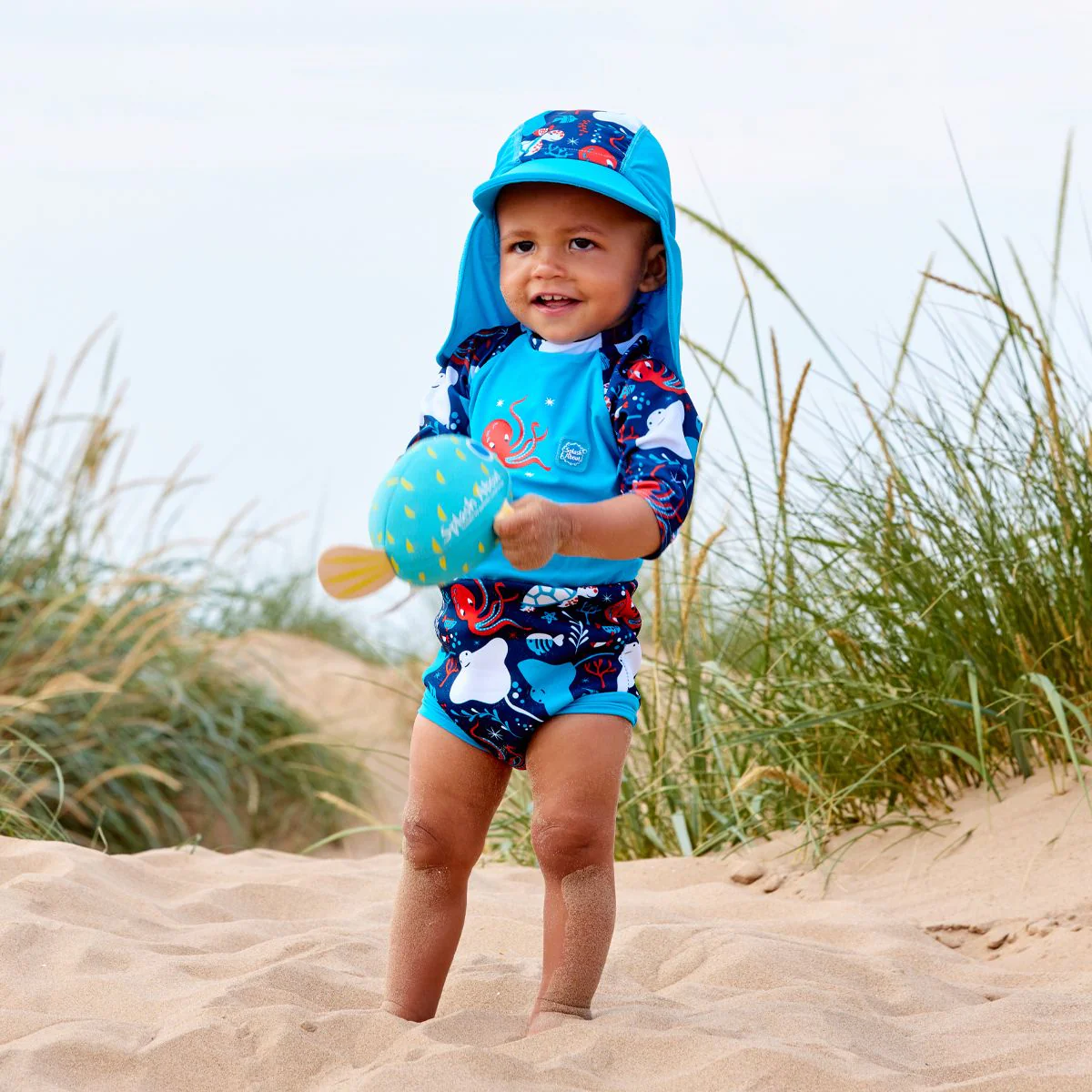 Under the Sea Happy Nappy Sunsuit - Image 3