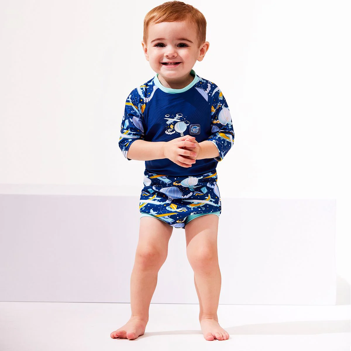 Up in the Air Happy Nappy Sunsuit - Image 3