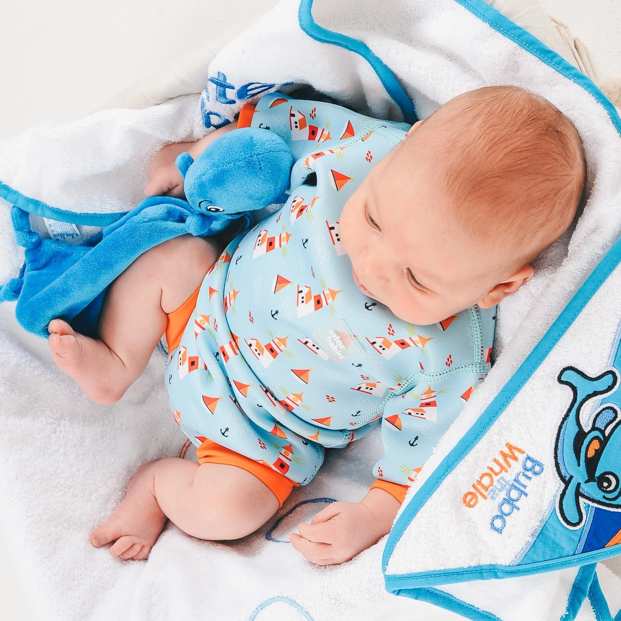 Water Babies Bubba The Whale Baby Comforter - Image 3