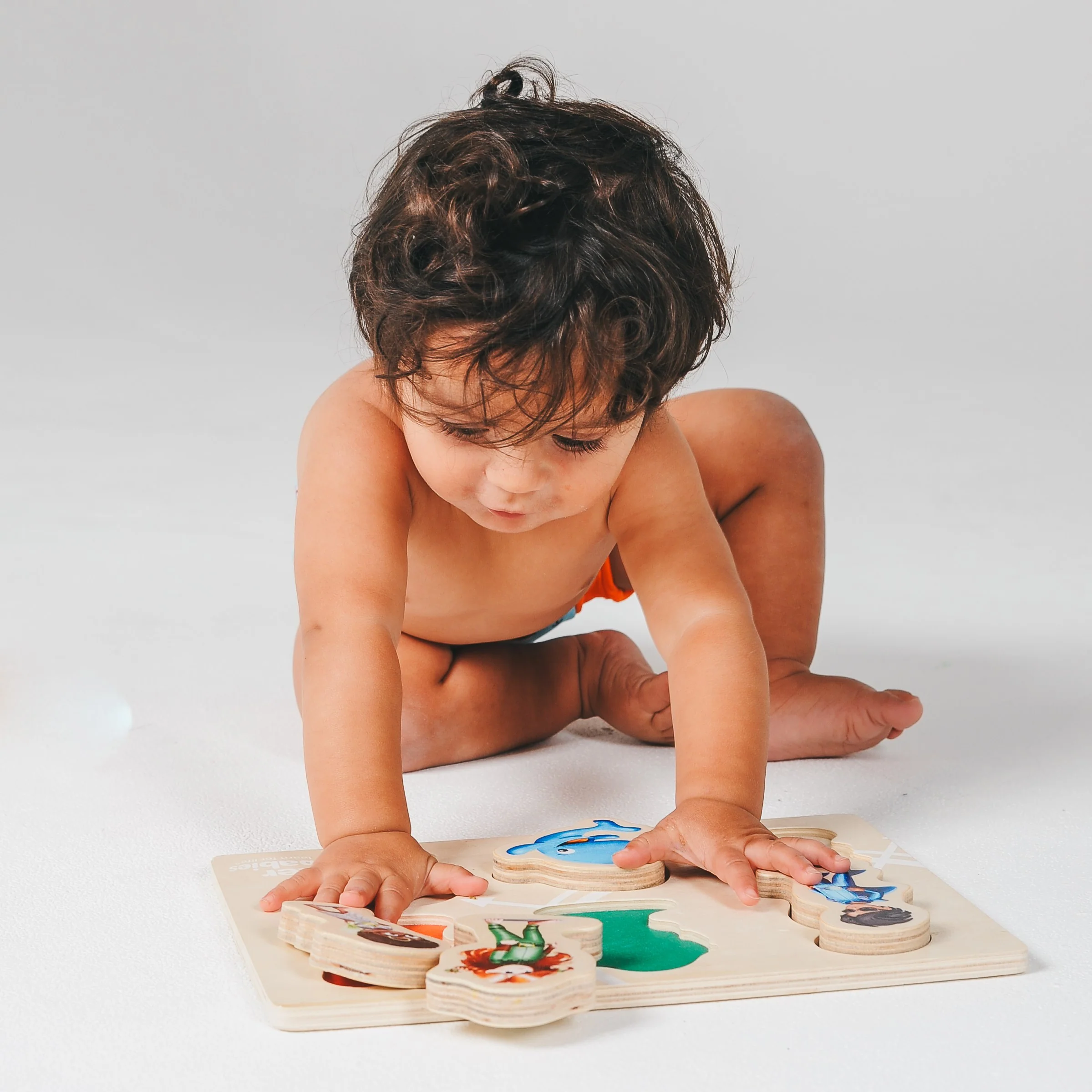 Water Babies Swimvincibles Chunky Wooden Puzzle (6 Pieces) - Image 9